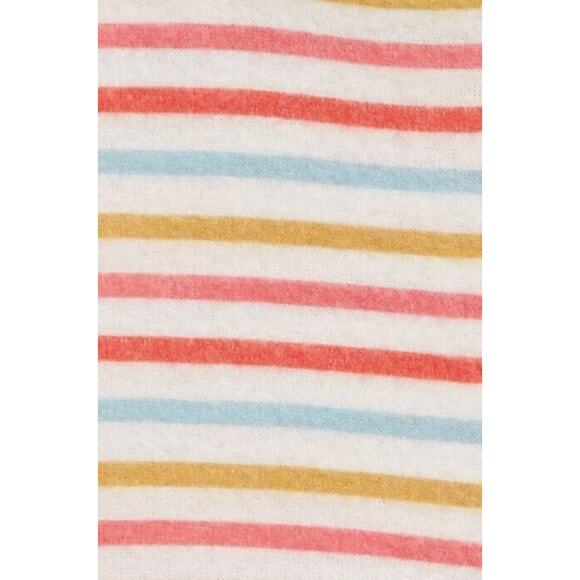 Tucker + Tate Girls Stripe Peplum Top in Ivory Egret Multi Size 3 $35 - Picture 2 of 5